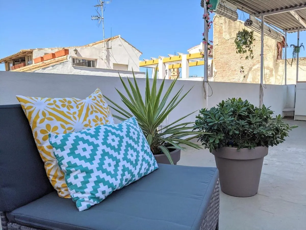 Central Townhouse With Amazing Rooftop Terrace Malaga